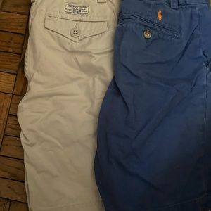 2 pair boys Ralph Lauren shorts.